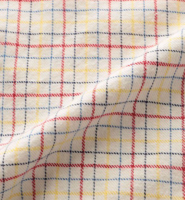 SHIPS KIDS「SHIPS KIDS:100～130cm / ネル チェック ボタンダウン シャツ」|シャツ・ブラウス|