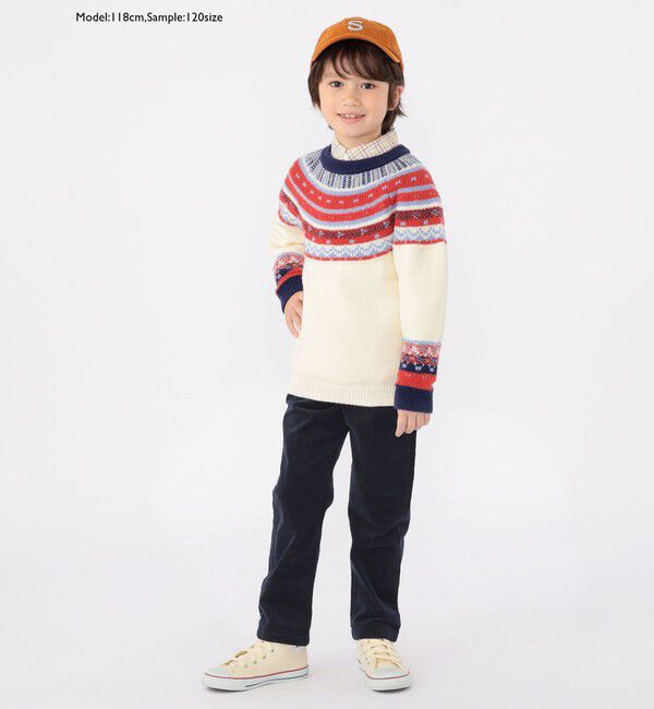 SHIPS KIDS「SHIPS KIDS:100～130cm / ネル チェック ボタンダウン シャツ」|シャツ・ブラウス|