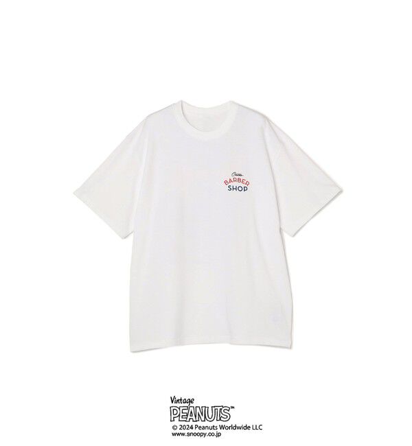 SHIPS any「SHIPS any: SNOOPY コラボ カルチャー グラフィック バック プリント Tシャツ◇」|Tシャツ・カットソー|