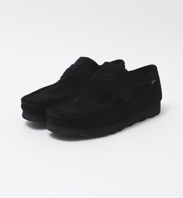 SHIPS「CLARKS: WALLABEE LOAFER GTX」|ショートブーツ|ブラック
