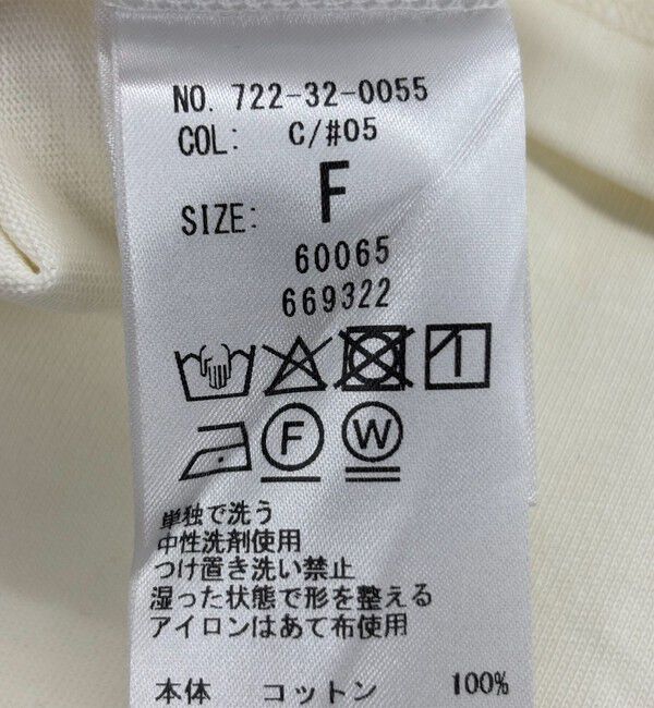 SHIPS any「SHIPS any:〈手洗い可能〉メッシュ シアー ハンカチ スリーブ ドッキング TEE」|Tシャツ・カットソー|