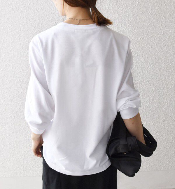 SHIPS any「《追加予約》【SHIPS any別注】LACOSTE:〈洗濯機可能〉ピケ クルーネック ロンT 26AW」|Tシャツ・カットソー|