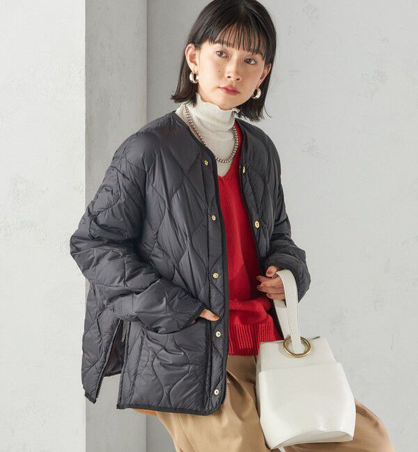 SHIPS for women「【SHIPS別注】TAION:〈手洗い可能〉リブ マルチ WAY ダウン ジャケット」|ダウン|