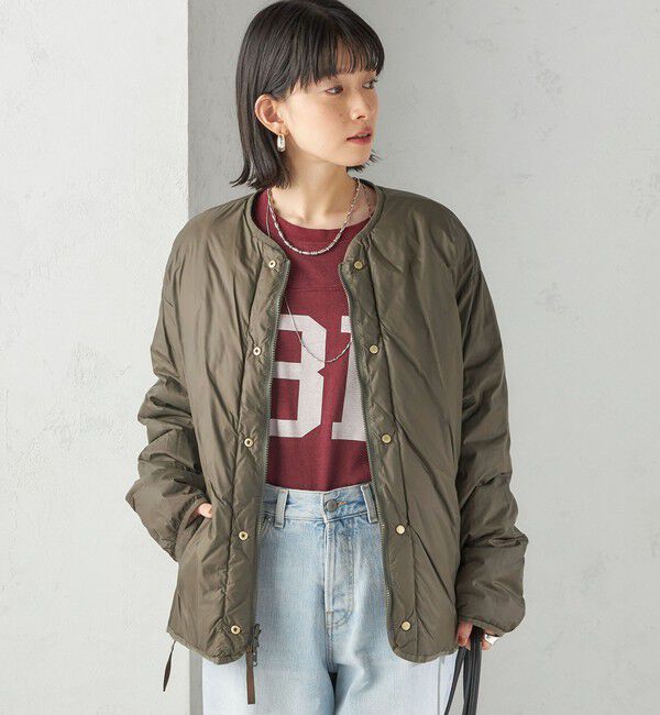 SHIPS for women「【SHIPS別注】TAION:〈手洗い可能〉リブ マルチ WAY ダウン ジャケット」|ダウン|
