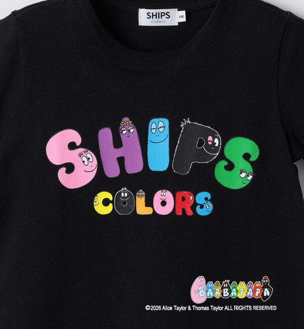 SHIPS Colors 「SHIPS Colors:〈洗濯機可能〉90～140cm / バーバパパ コラボ プリント Tシャツ◇」|Tシャツ・カットソー|