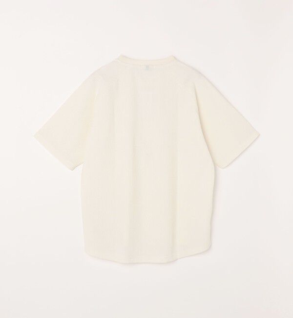 SHIPS any「【WEB限定】SHIPS any:〈UVカット〉SORONA(R) ワッフル ラグラン リラックス Tシャツ◇」|Tシャツ・カットソー|