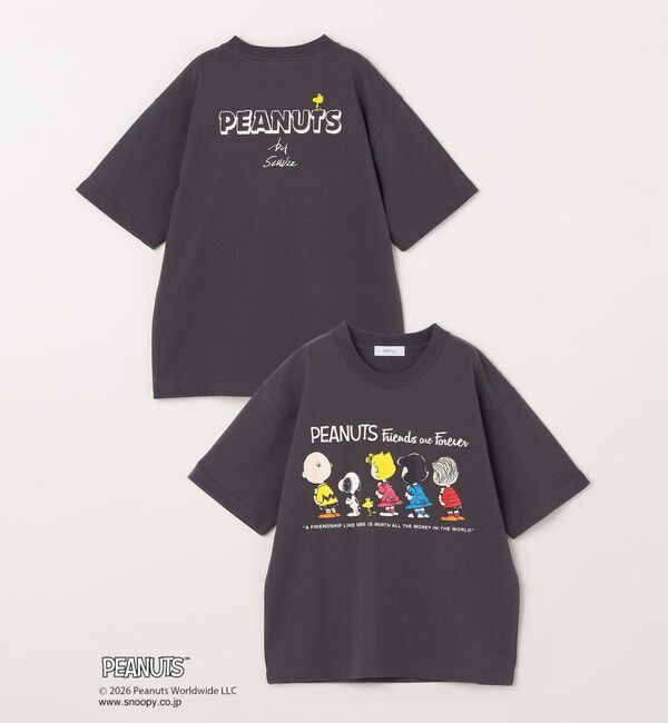 SHIPS any「SHIPS any: SNOOPY コラボ グラフィック プリント Tシャツ<KIDS>◇」|Tシャツ・カットソー|