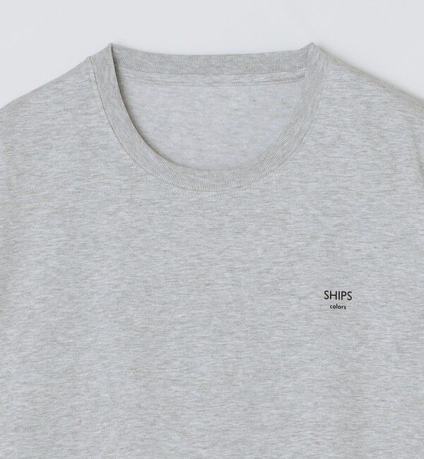 SHIPS Colors 「【WEB限定】SHIPS Colors:〈汗染み防止〉タイニーロゴ Tシャツ」|Tシャツ・カットソー|