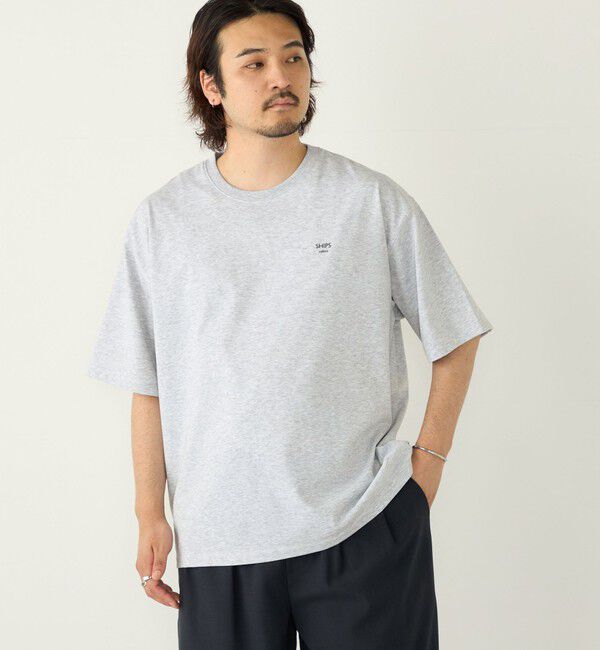 SHIPS Colors 「【WEB限定】SHIPS Colors:〈汗染み防止〉タイニーロゴ Tシャツ」|Tシャツ・カットソー|