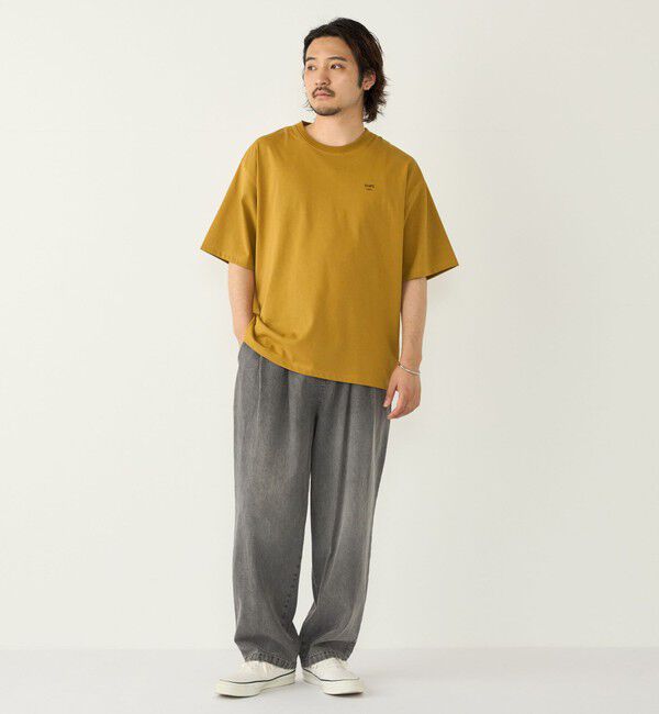 SHIPS Colors 「【WEB限定】SHIPS Colors:〈汗染み防止〉タイニーロゴ Tシャツ」|Tシャツ・カットソー|