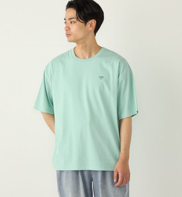 SHIPS Colors 「【WEB限定】SHIPS Colors:〈汗染み防止〉タイニーロゴ Tシャツ」|Tシャツ・カットソー|