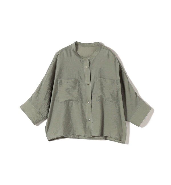 SHIPS for women「〈手洗い可〉NEW シルク混 シアー 羽織 シャツ」|シャツ・ブラウス|