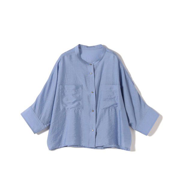 SHIPS for women「〈手洗い可〉NEW シルク混 シアー 羽織 シャツ」|シャツ・ブラウス|