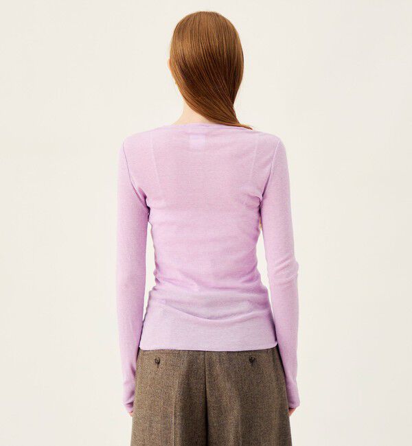 Ballsey「コットンシルクリブ クルーネックプルオーバー」|Tシャツ・カットソー|