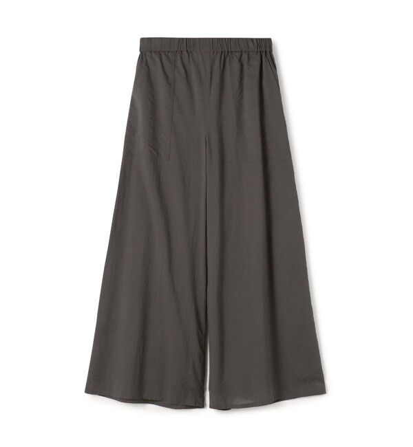 GALERIE VIE「インドコットン イージーワイドパンツ」|その他|17 チャコールグレー