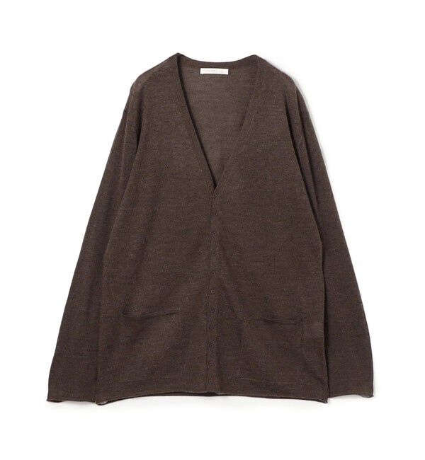 GALERIE VIE「カシミヤシルク Vネックカーディガン」|カーディガン|49 ダークブラウン