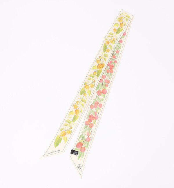 TOMORROWLAND GOODS「ATELIER TOMORROW AUTUMN FLOWER BANDEAU シルクスカーフ」|バンダナ・スカーフ|