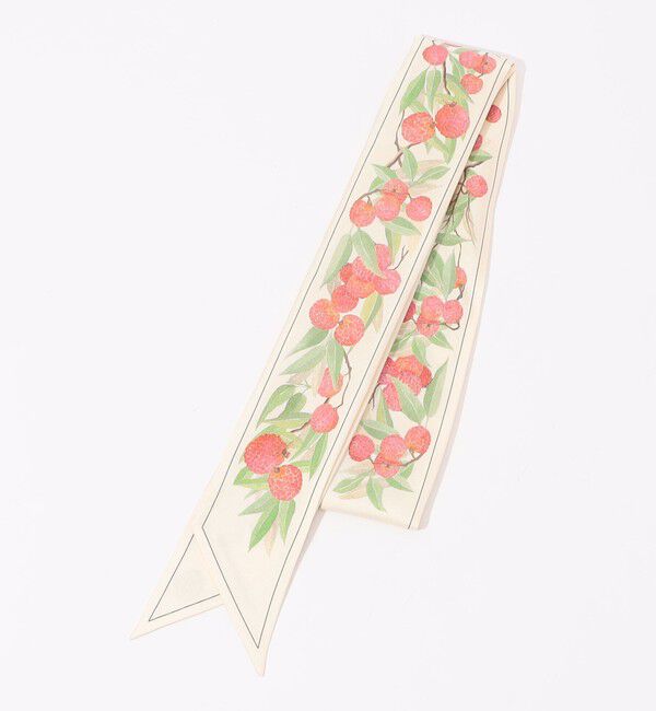 TOMORROWLAND GOODS「ATELIER TOMORROW AUTUMN FLOWER BANDEAU シルクスカーフ」|バンダナ・スカーフ|