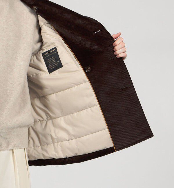 TOMORROWLAND BUYING WEAR「Sealup コットンコーデュロイ Pコート」|ピーコート|