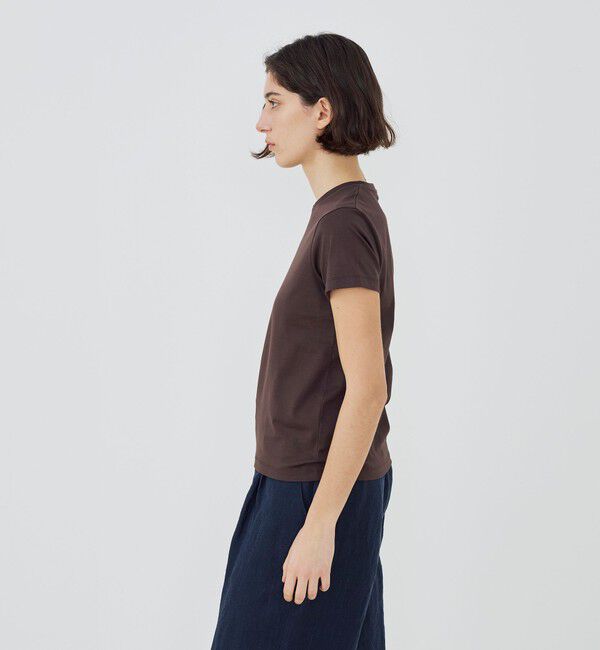 GALERIE VIE「ファインコットン クルーネックプルオーバー」|Tシャツ・カットソー|