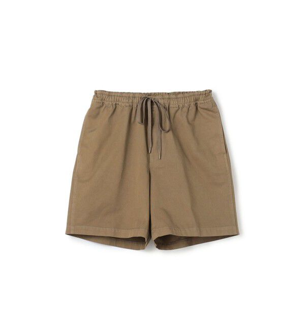 TOMORROWLAND MENS「コットンツイル 製品染めイージーショートパンツ」|その他|45 ベージュ