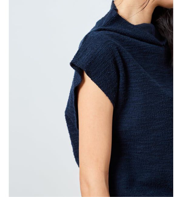  「TWEED CUT STAND NECK TOPS：カットソー」|Tシャツ・カットソー|