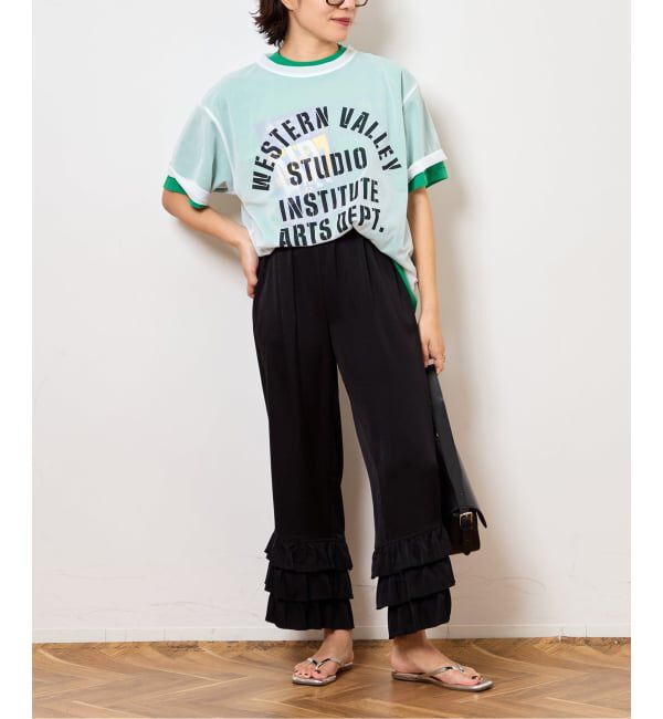  「SHEER LOGO TEE」|Tシャツ・カットソー|