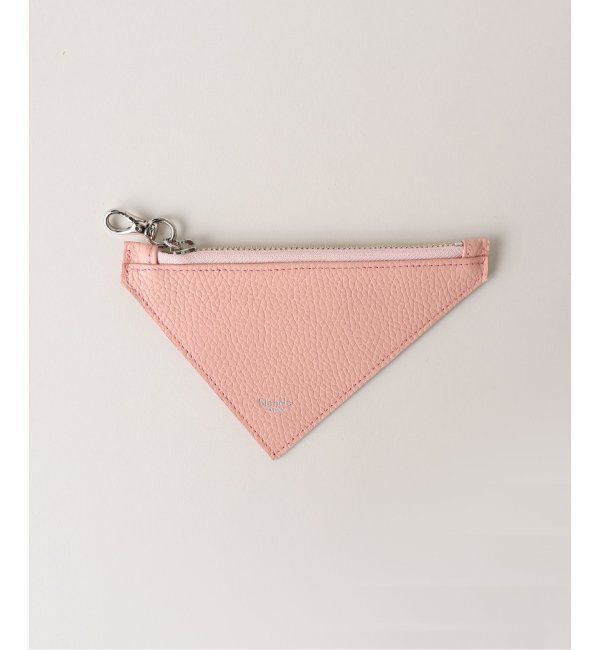  「【blancle/ ブランクレ】T.LETHER TRIANGLE POUCH」|ポーチ|ピンク
