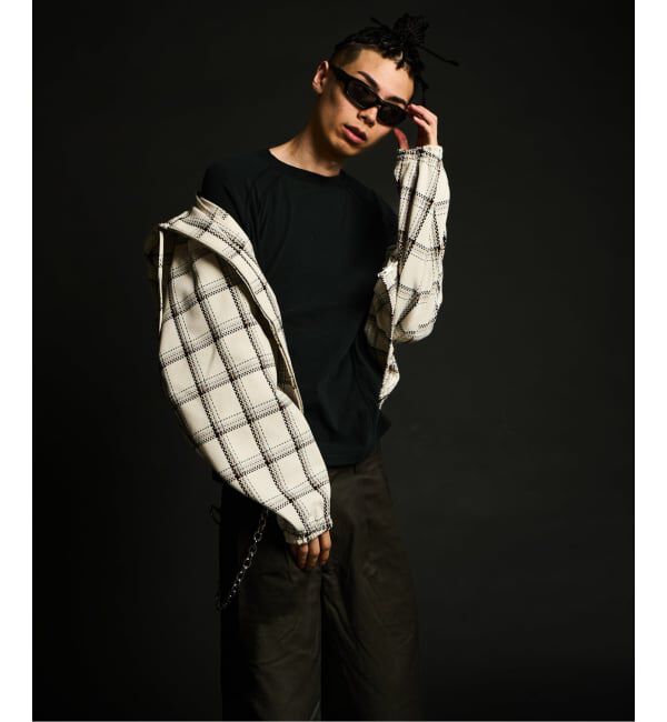 JOINT WORKS「ドビーチェック ビックシルエット フーディー / Dobby BigCheck Hooded」|その他|