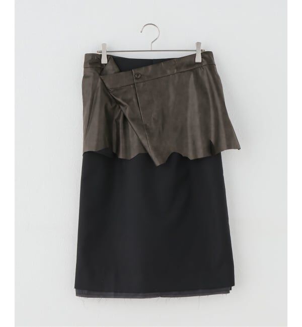 JOINT WORKS「Knuth Marf/クヌースマーフ cut layered mid length skirt」|スカート|
