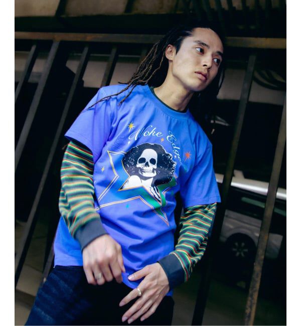 JOINT WORKS「WOKE EDGE / ウォークエッジ Skull Star Tee」|Tシャツ・カットソー|