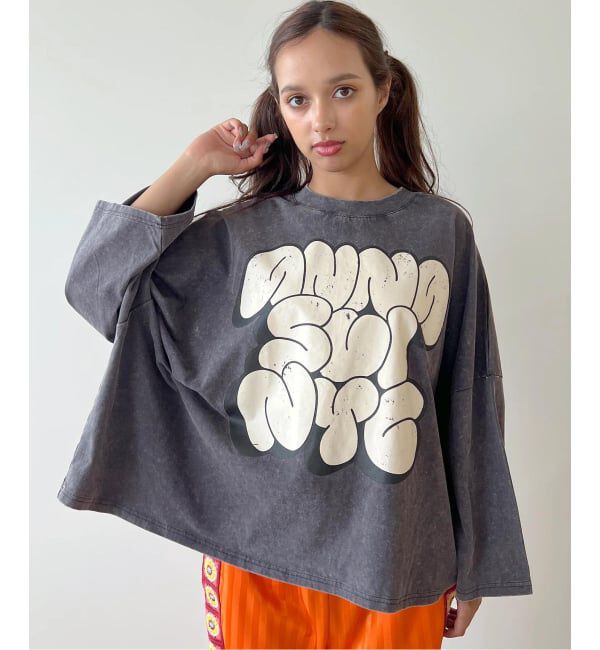 JOINT WORKS「anna sui nyc / アナスイエヌワイシー Graffiti BIG Tシャツ」|Tシャツ・カットソー|ブラック