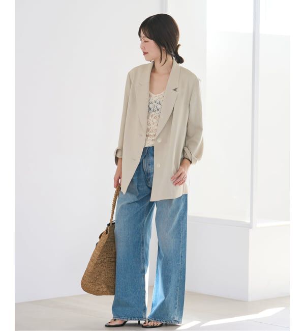 Plage「sandy linen 混 ジャケット」|テーラードジャケット|