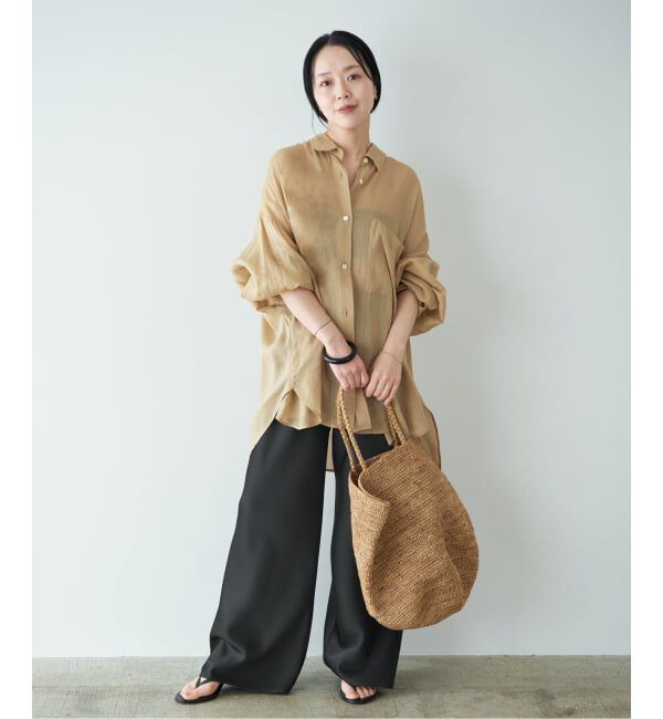 Plage「Satin Bias Relax パンツ」|その他|