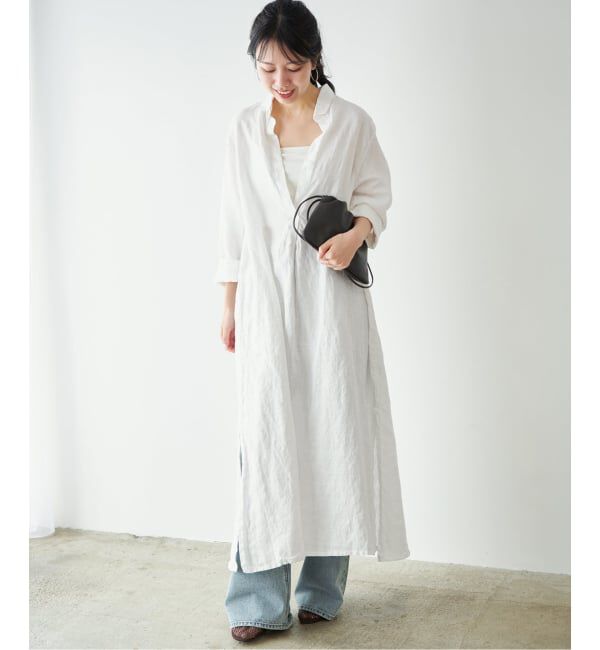 Plage「LES ATELIERS FRANCAIS DE CONFECTION 別注 SKIPPER ワンピース」|ワンピース|ホワイト