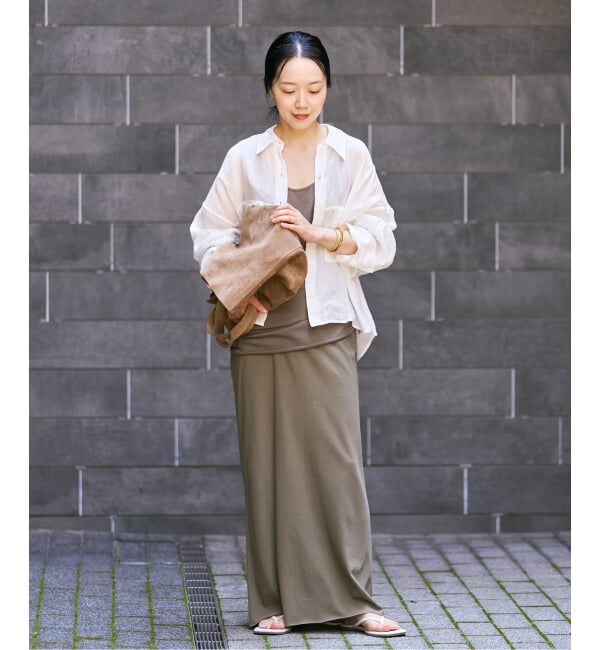 Plage「《追加》RAMIE LYOCELL CROPPED シャツ 3」|シャツ・ブラウス|