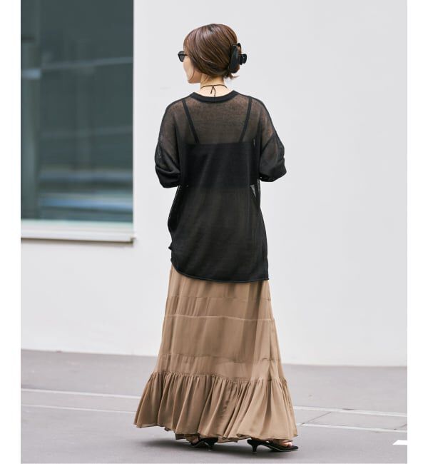 Plage「《追加》Linen/ny long プルオーバー 2」|ニット・セーター|