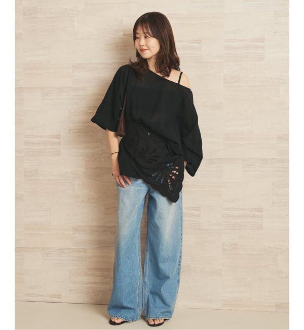 Plage「《追加》R&rsquo;IAM EMBROIDALY スカーフ 2」|バンダナ・スカーフ|