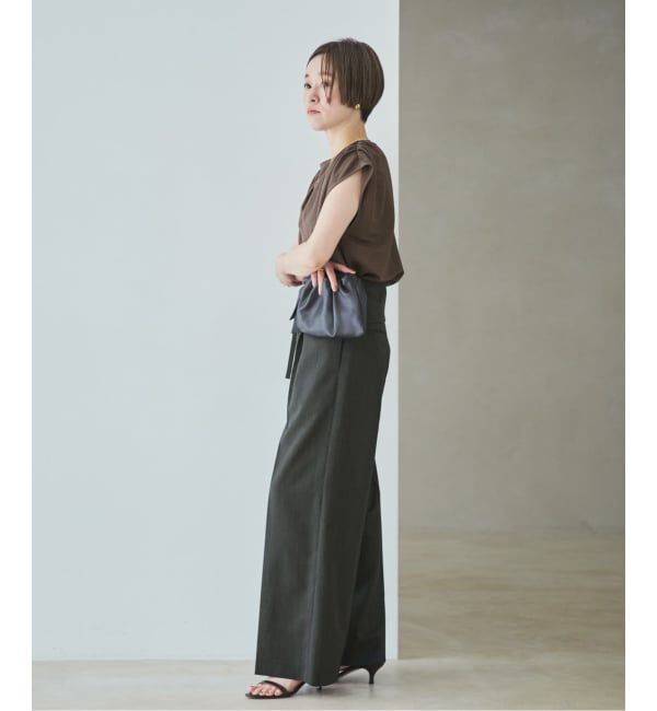 Plage「WO/TA flap パンツ」|スラックス|