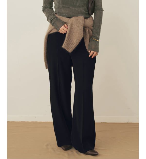 Plage「《WEB限定追加予約》washable straight パンツ 7」|スラックス|