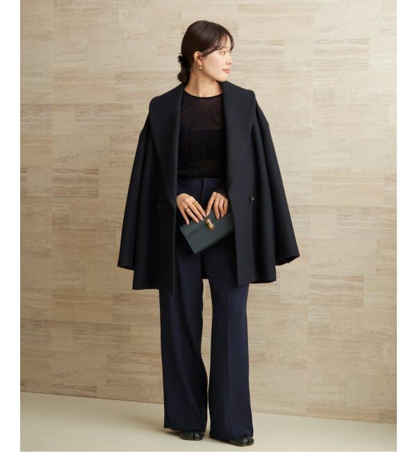 Plage「《WEB限定追加予約》washable straight パンツ 7」|スラックス|