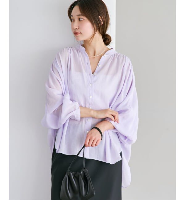 Plage「Sheer Poncho シャツ」|シャツ・ブラウス|