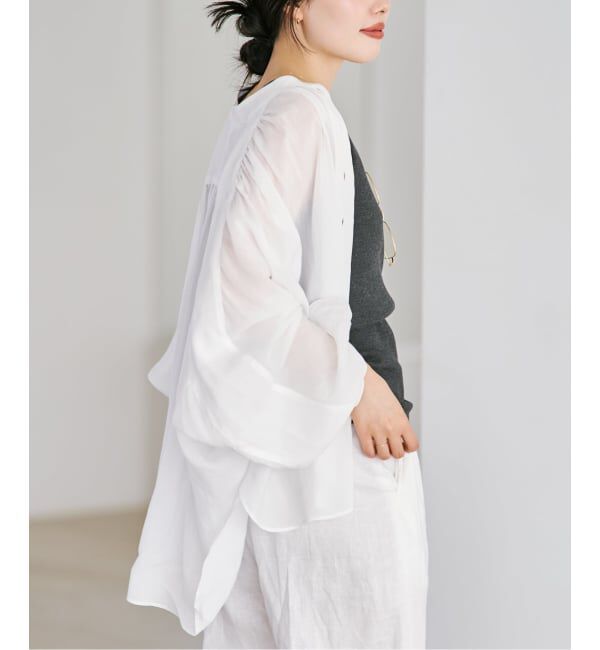 Plage「Sheer Poncho シャツ」|シャツ・ブラウス|