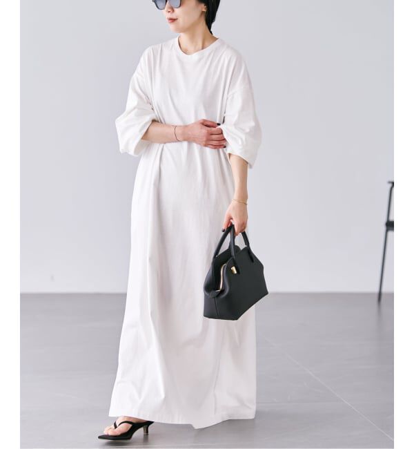 Plage「CALUX / キャラクス 別注 MAXI JERSEY ワンピース」|ワンピース|ホワイト