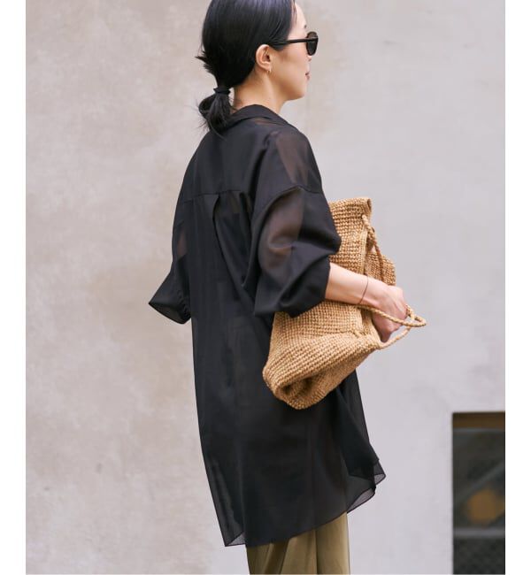 Plage「sheer cotton tunic シャツ」|シャツ・ブラウス|