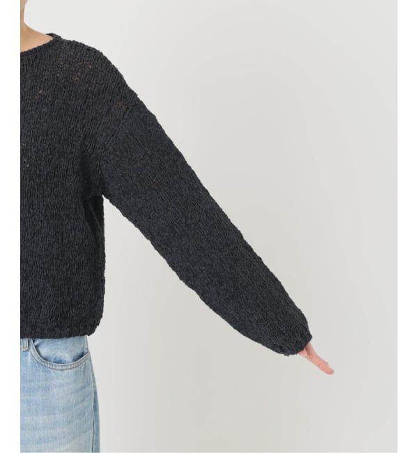 Plage「《WEB限定追加予約》Fringe yarn カーディガン 4」|カーディガン|
