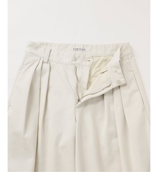 Plage「《追加予約》R&rsquo;IAM Super wide CHINO パンツ 6」|チノ|