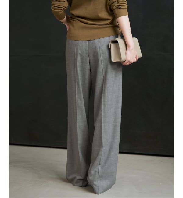 Plage「《予約》R&rsquo;IAM WOOSTED BASIC パンツ」|スラックス|