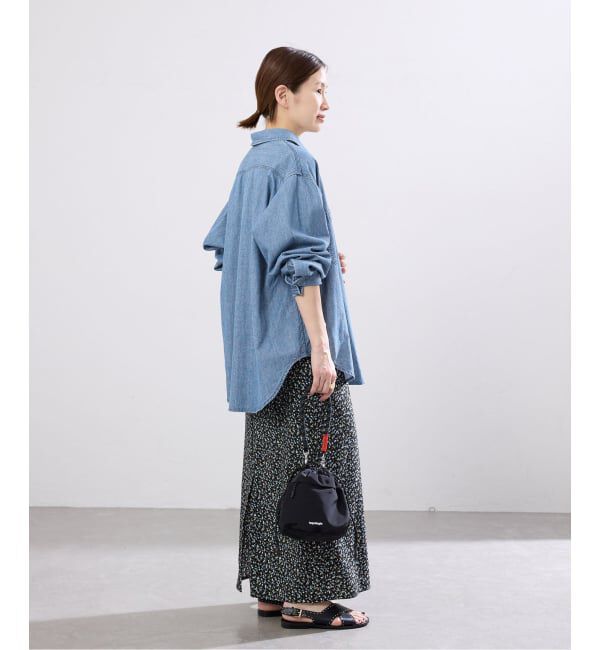 IENA「BLACK シャンブレーシャツ」|シャツ・ブラウス|