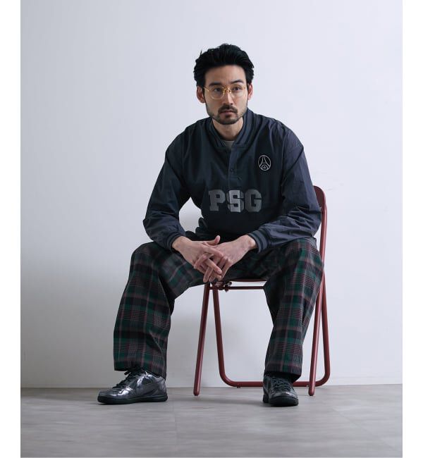 Paris Saint-Germain「【Paris Saint-Germain / パリ・サン＝ジェルマン】 JP Snapline Henley Piste」|ブルゾン・スタジャン|